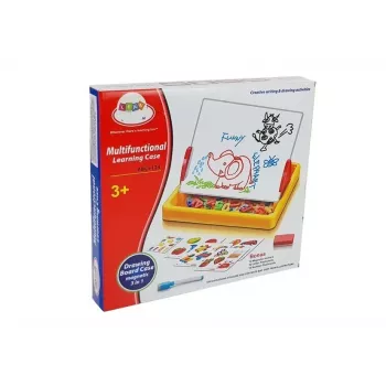 LEAN TOYS Zīmēšanas tāfele ar magnētiem