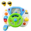 LEAN TOYS Vadīšanas simulators izglītojoša stūre ar interaktīvām skaņām un gaismām
