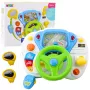 LEAN TOYS Vadīšanas simulators izglītojoša stūre ar interaktīvām skaņām un gaismām
