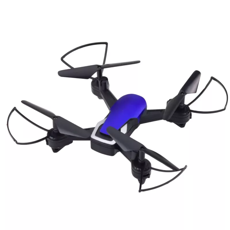 LEAN TOYS drons ar sešu asu žiroskopu, LED gaismām, 360° rotāciju, zils