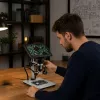 LEAN TOYS Izglītojošs digitālais mikroskops ar tālvadību, vadu, 1200X, LCD 7 collu HD kamera