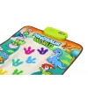 LEAN TOYS Izglītojošs interaktīvs deju paklājs Dinozauri Gaismas Skaņas