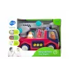 LEAN TOYS Izglītojoša interaktīva ugunsdzēsēju stacija mazuļiem ar skaņu un gaismu