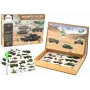 LEAN TOYS Izglītojošs magnētiskais puzļu komplekts - Sauszemes kara tēma