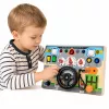 LEAN TOYS Izglītojoša manipulācijas tāfele Simulators Stūre Gaismas Skaņas