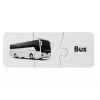 LEAN TOYS Izglītojošā Puzle Transporta Puzle 10 Savienojumi