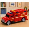 LEAN TOYS Avārijas transportlīdzeklis ātrā palīdzība ar gaismām un skaņām sarkans 1:32