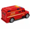 LEAN TOYS Avārijas transportlīdzeklis ātrā palīdzība ar gaismām un skaņām sarkans 1:32