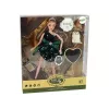 LEAN TOYS Emily Wooden Heart White Cat Baby Doll