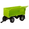 LEAN TOYS Lauku traktors ar piekabi, gaismām un skaņām, zaļš