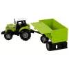 LEAN TOYS Lauku traktors ar piekabi, gaismām un skaņām, zaļš