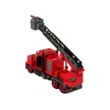 LEAN TOYS Fire Truck Fire Brigade for Unscrewing Accessories Red