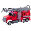 LEAN TOYS ugunsdzēsēju mašīna ar izbīdāmu kāpņu strēli un ūdens liešanas funkciju 1:24 RC transportlīdzeklis