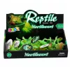 LEAN TOYS Fluorescent Green Glow-in-the-Dark Lizard Rubber Figurine 15cm