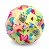 LEAN TOYS Putuplasta bumba ar iedobēm atsitienam pret stresu Vienradzis 7cm
