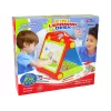 LEAN TOYS Saliekams 2in1 Tāfeles Koferis - Krīts un Marķieris