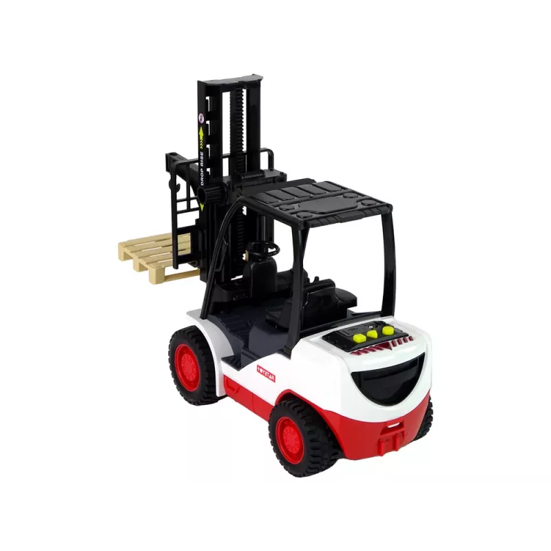 LEAN TOYS Autoiekrāvējs ar kustīgu dakšu paletei