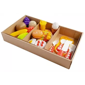 LEAN TOYS Augļu un dārzeņu griešanas komplekts