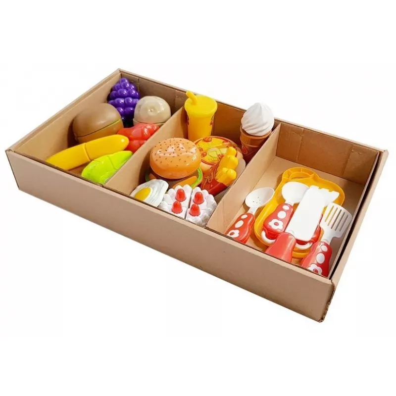 LEAN TOYS Augļu un dārzeņu griešanas komplekts