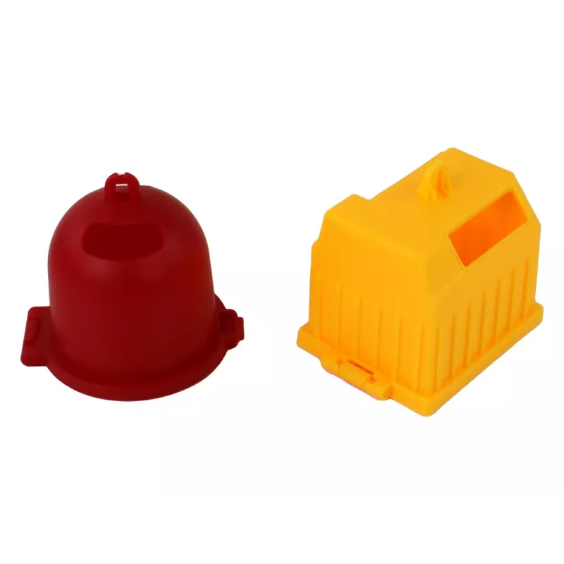 LEAN TOYS Atkritumu mašīna ar celtni Friction Drive Orange 1:16