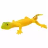 LEAN TOYS Golden Gecko Gumijas Figūriņa Stiepjama Reālistisks Rāpulis 15,5 cm