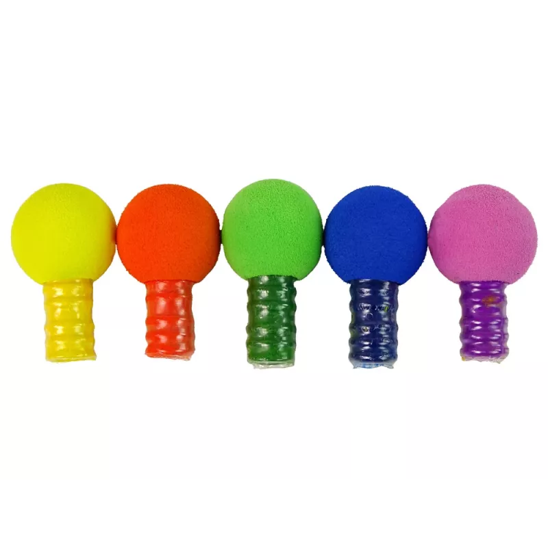 LEAN TOYS Matu krāsošanas komplekts bērniem 5 krāsas un dzēšgumijas