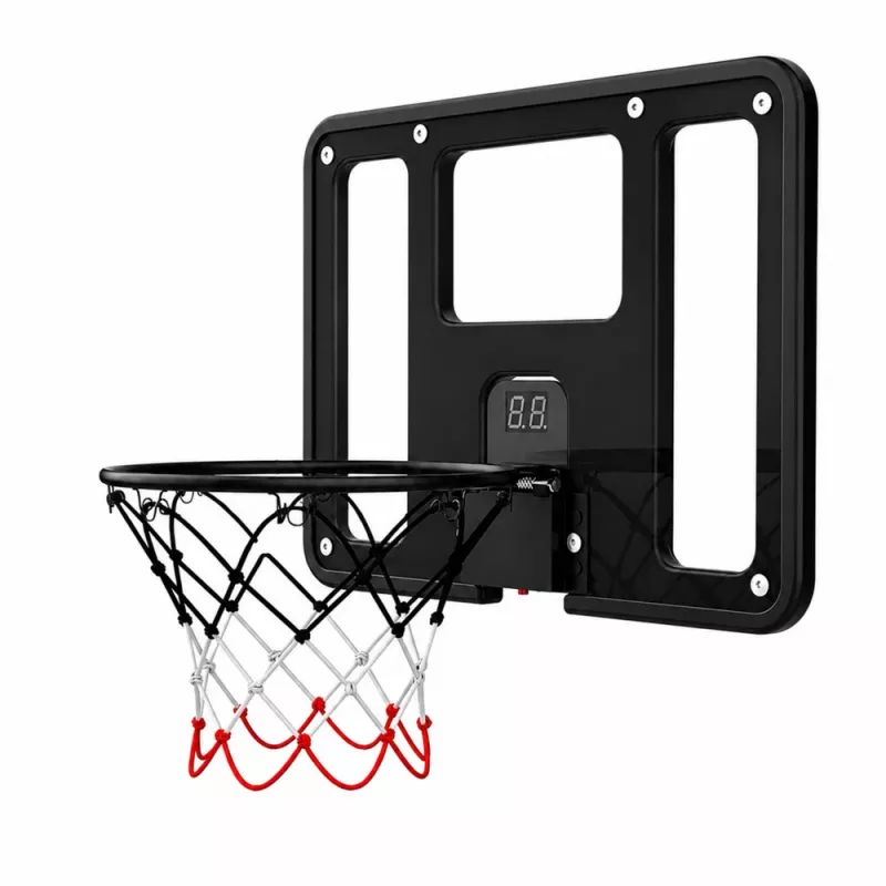 LEAN TOYS Piekarināms basketbola grozs ar atpakaļtāfeli, punktu skaitītāju, gaismām un skaņām