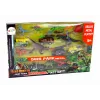 LEAN TOYS Helikopteru Dinozauru Transportlīdzekļu Komplekts 8 Krāsainas Detaļas