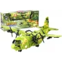 LEAN TOYS milzīgs militārais lidaparāts 55cm ar piederumiem