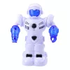 LEAN TOYS Inteliģents tālvadības robots ar RC tālvadību, gaismām un skaņām