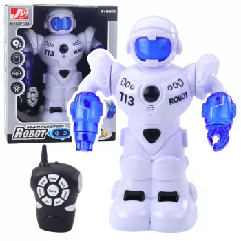 LEAN TOYS Inteliģents tālvadības robots ar RC tālvadību, gaismām un skaņām
