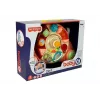 LEAN TOYS Interaktīvs bērnu paneļa rotaļlieta Mūzikas dzīvnieks Rozā