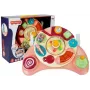LEAN TOYS Interaktīvs bērnu paneļa rotaļlieta Mūzikas dzīvnieks Rozā