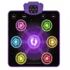 LEAN TOYS interaktīvais deju paklājs bērniem ar Bluetooth 5.0, 5 spēles režīmi un 3 valodas