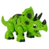 LEAN TOYS Interaktīvs Dinozaurs Triceratops Tvaika Ūdens Skaņa Zaļš
