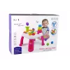 LEAN TOYS Interaktīvs izglītojošs galds ar bumbiņu šķirotāju un slidkalniņu Zils
