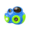 LEAN TOYS Interaktīvā fotokamera jūsu mazulim ar gaismas un skaņas melodijām, zilā krāsā
