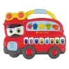 LEAN TOYS Interaktīvās klavieres Ugunsdzēsēju skaņas Dzīvnieku skaņas Transportlīdzekļu skaņas Melodijas
