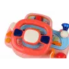 LEAN TOYS Interactive Pink Steering Wheel Driving Simulator Multifunctional
