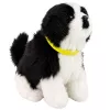 LEAN TOYS Interaktīvs plīša suns ar mīkstu kažoku Border Collie šķirne