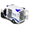 LEAN TOYS Interaktīvā policijas radio automašīna ar gaismas un skaņas efektiem, atveramām durvīm