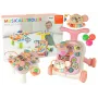 LEAN TOYS Interactive Pusher Walker Table 2in1 Pink