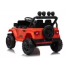 LEAN TOYS Jeep Rubicon DK-JWR558 24V oranžs ar akumulatoru darbināms braucamais ar vecāku tālvadību