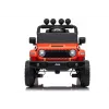 LEAN TOYS Jeep Rubicon DK-JWR558 24V oranžs ar akumulatoru darbināms braucamais ar vecāku tālvadību