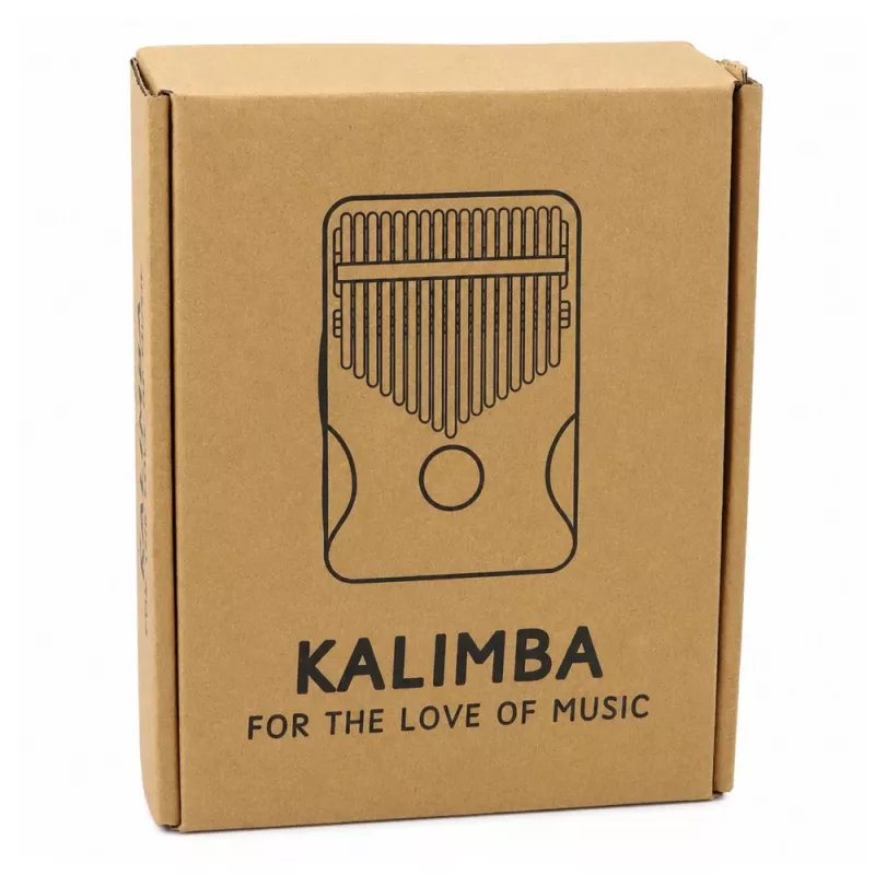 LEAN TOYS Kalimba 17 atslēgu koka mūzikas instruments ar piederumu somu
