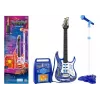 LEAN TOYS Bērnu rotaļu ģitāra ar pastiprinātāju un mikrofonu MP3 ieeja - 3+ gadi mūzikas instrumentu komplekts