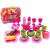 LEAN TOYS Virtuvītes komplekts 31 elements Trauki Šķīvji Bērniem