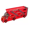 LEAN TOYS Lielā 3-Stāvu Kravas Piekabe Smagais Auto ar Izvelkamo Auto Palaišanas Rampu