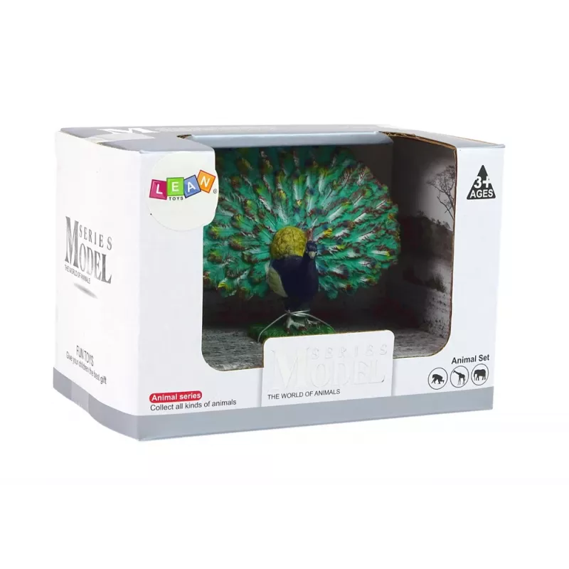LEAN TOYS Lielā kolekcionāra figūriņa “Royal Peacock”