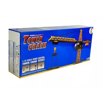 LEAN TOYS Lielais celtniecības celtnis ar regulējamu tālvadības āķi 182 cm